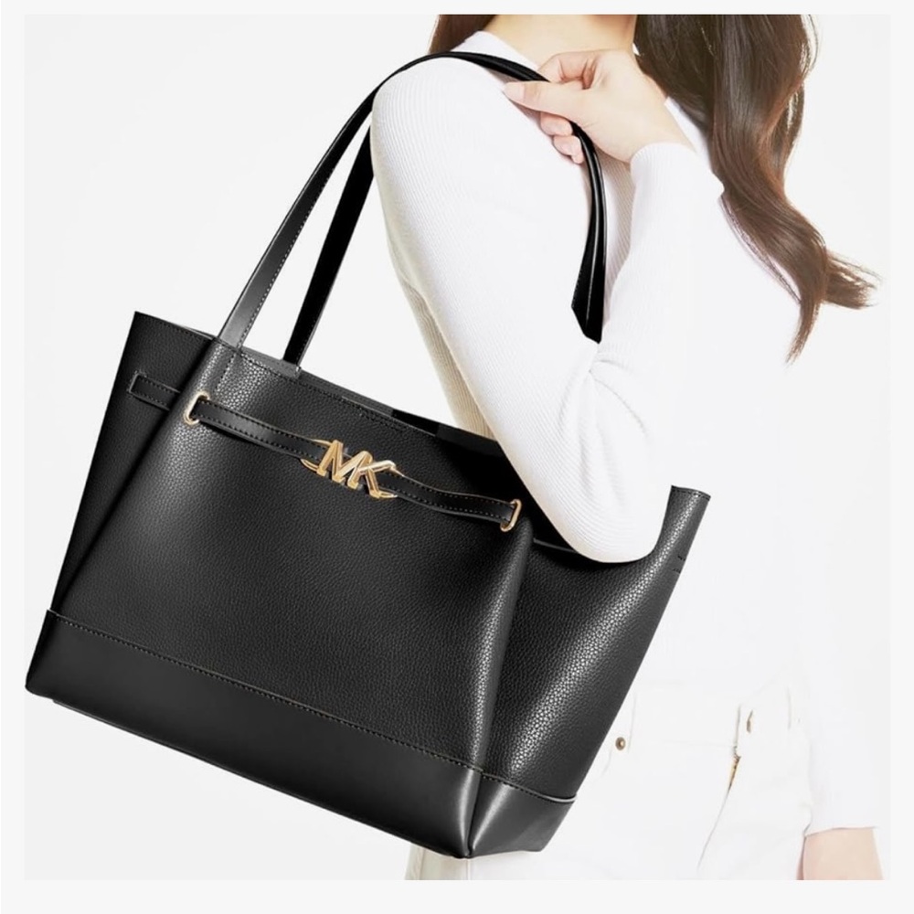 Michael Kors Reed Belted large leather tote NWT